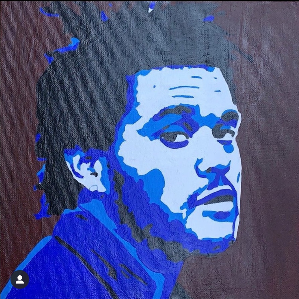 The Weeknd acrylic canvas